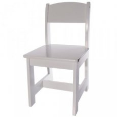 Chaise blanc avec prénom